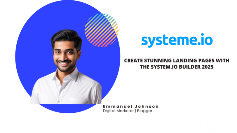 Create Stunning Landing Pages with the System.io Builder 2025